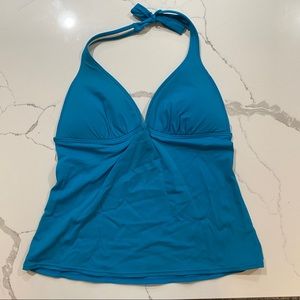 Victoria’s Secret Halter Tankini Blue Teal size M